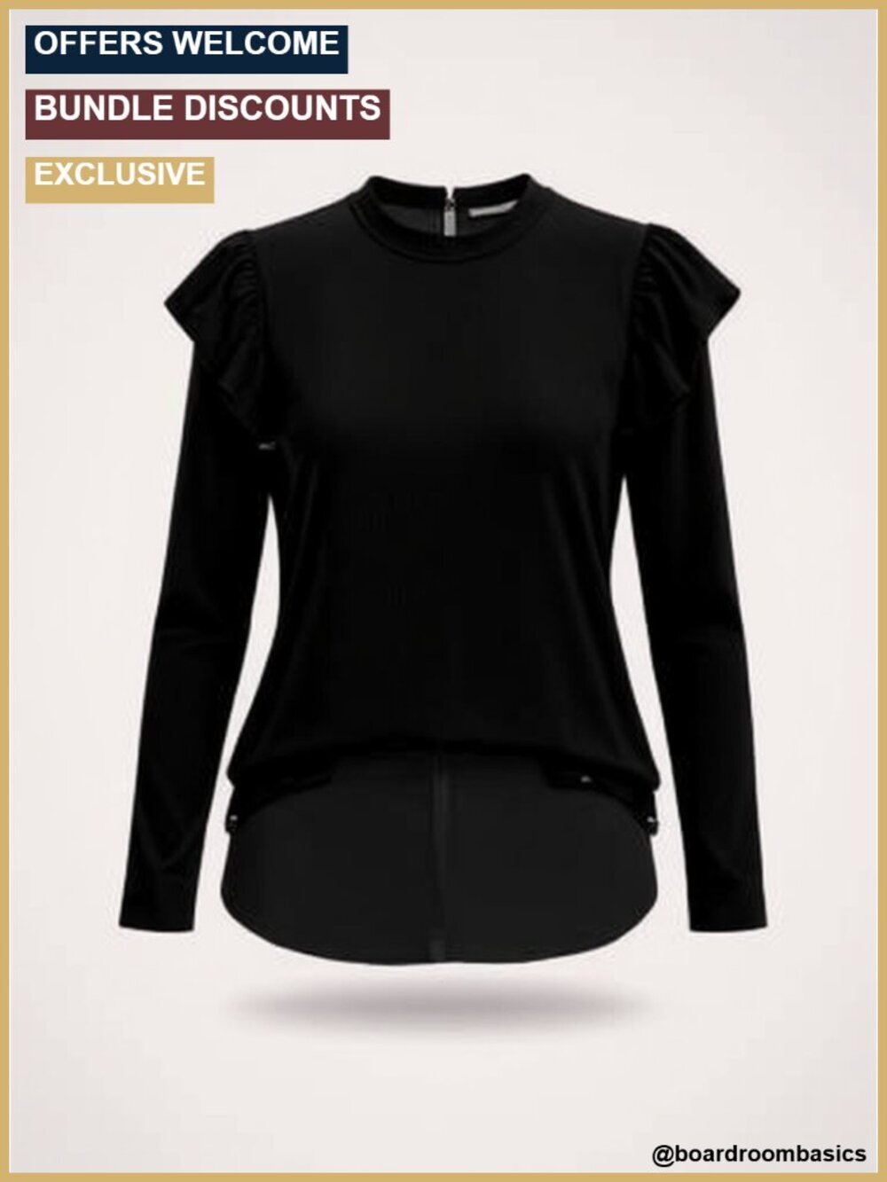 Flutter Short Sleeve Ruffle Blouse Dressy Casual Work Top